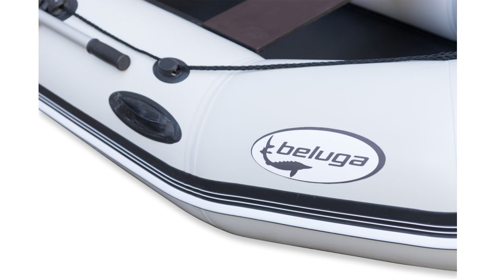 Beluga Boats 10 Feet Inflatable Boat, 3 Person, Light Gray C-10FFDGREY