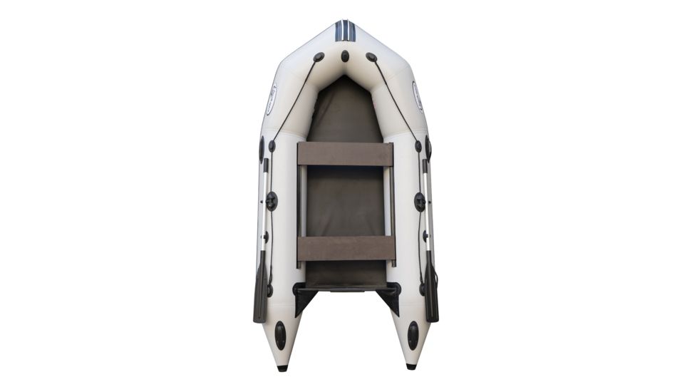 Beluga Boats 10 Feet Inflatable Boat, 3 Person, Light Gray C-10FFDGREY