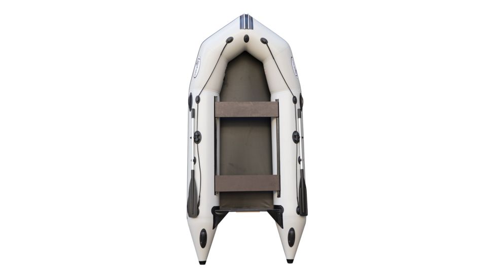 Beluga Boats 11 Feet Inflatable Boat, 4 Person, Light Gray C-11FFDGREY