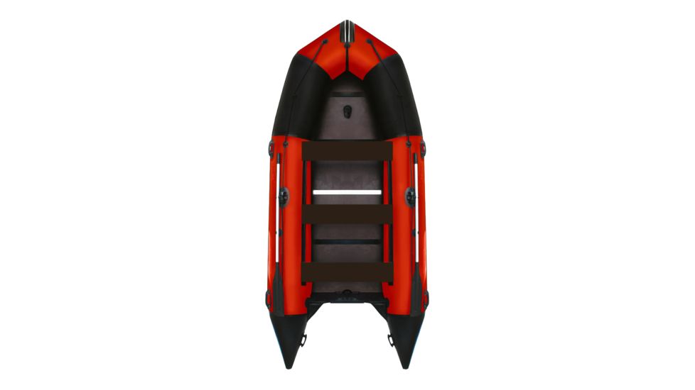 Beluga Boats 12 Feet Inflatable Boat, 6 Person, Red/Black K-12RFDRED