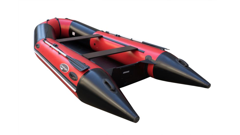 Beluga Boats 13 Feet Inflatable Boat, 7 Person, Red/Black K-13RFDRED