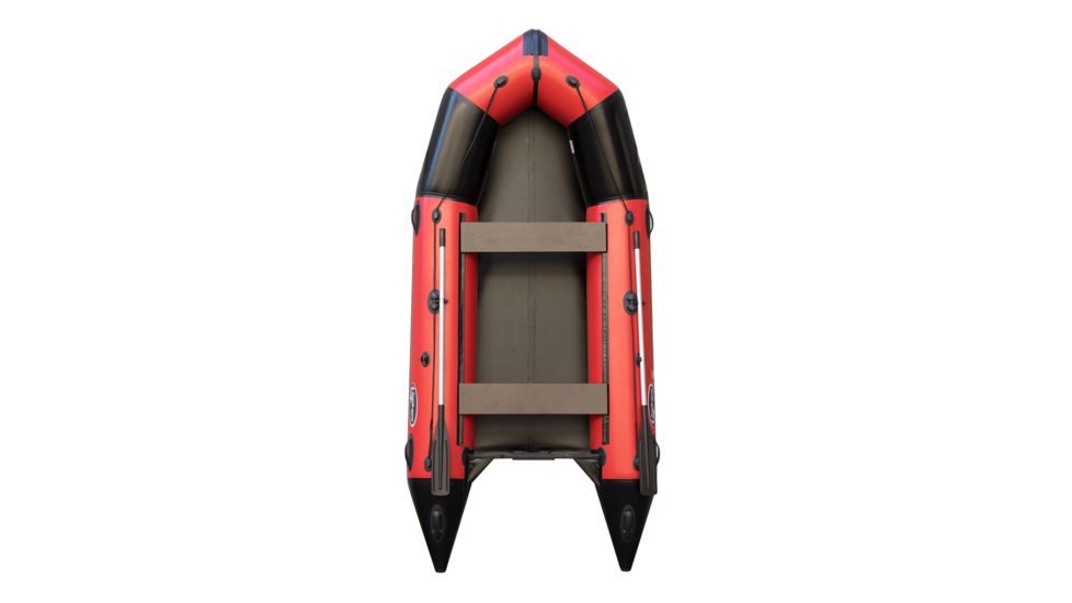 Beluga Boats 13 Feet Inflatable Boat, 7 Person, Red/Black K-13RFDRED