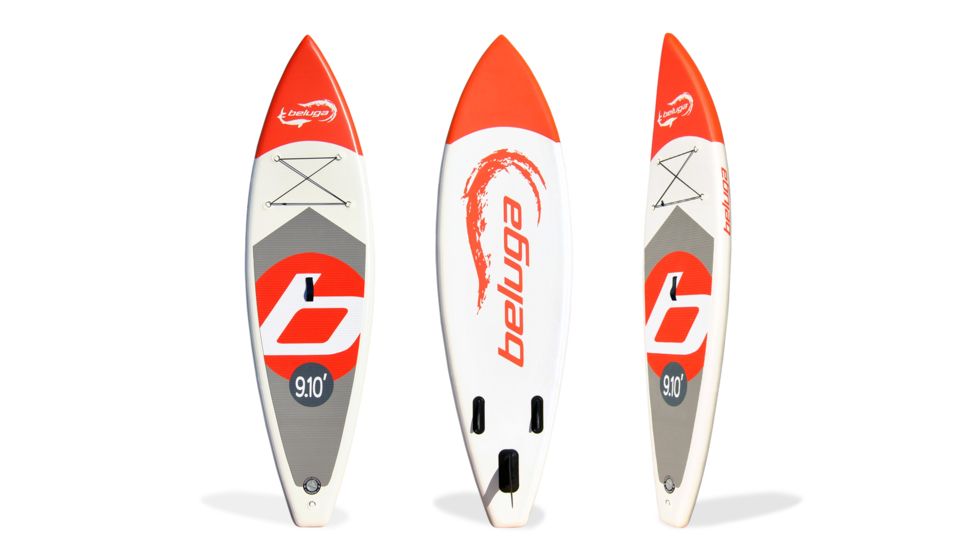 Beluga Boats 9Ft 10In Wave Rider Stand Up Inflatable Paddle Board, Red BL910WR