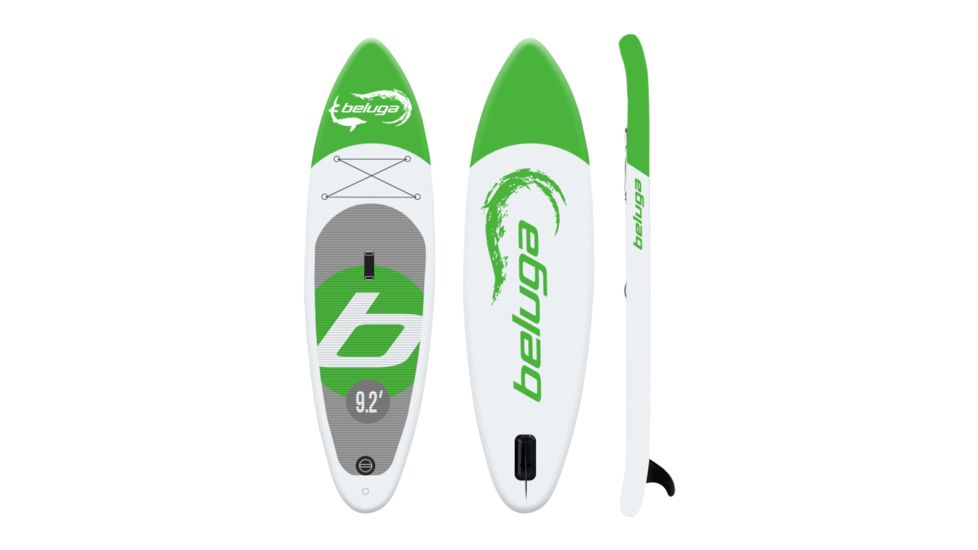 Beluga Boats 9Ft 2In All Round Stand Up Inflatable Paddle Board, Green BL92AR