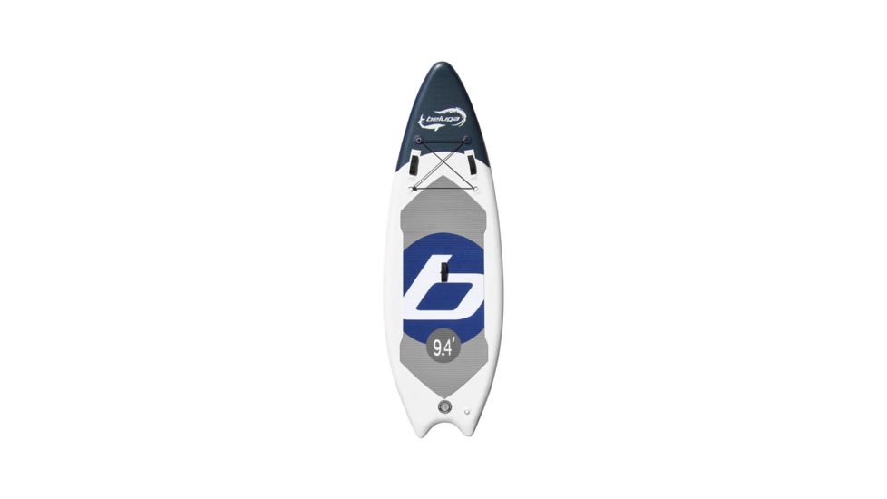 Beluga Boats 9Ft 4In River Stand Up Inflatable Paddle Board, Slate Grey, BL94RB