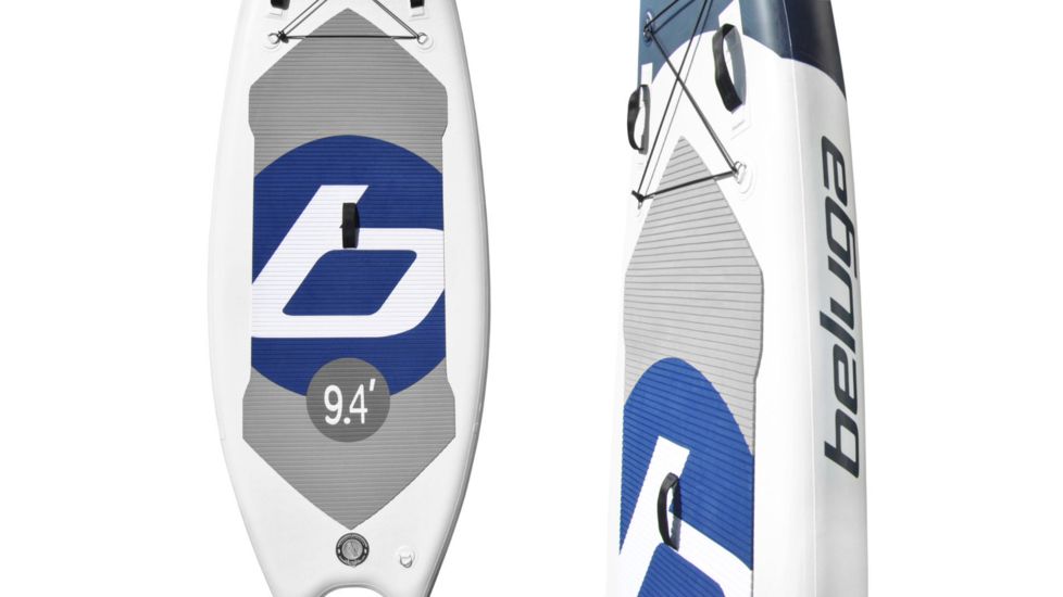 Beluga Boats 9Ft 4In River Stand Up Inflatable Paddle Board, Slate Grey, BL94RB