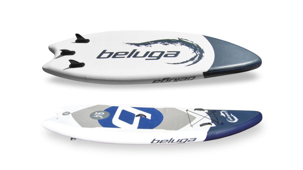 Beluga Boats 9Ft 4In River Stand Up Inflatable Paddle Board, Slate Grey, BL94RB