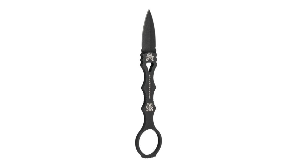 Benchmade Mini SOCP Fixed Blade Knife, 2.22 in, 6.25 in, 440C, Black, 173BK