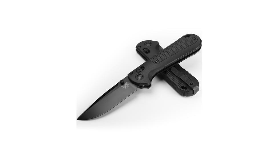 Benchmade 430 Model Folding Knives, 3.55 in, CPM-D2 Steel, Folding Blade, Black Grivory Handle, Black/Black, 8.29inch, 430BK-02