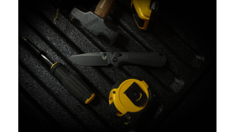 Benchmade 430 Model Folding Knives, 3.55 in, CPM-D2 Steel, Folding Blade, Black Grivory Handle, Black/Black, 8.29inch, 430BK-02