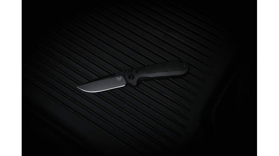 Benchmade 430 Model Folding Knives, 3.55 in, CPM-D2 Steel, Folding Blade, Black Grivory Handle, Black/Black, 8.29inch, 430BK-02