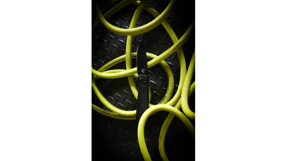 Benchmade 430 Model Folding Knives, 3.55 in, CPM-D2 Steel, Folding Blade, Black Grivory Handle, Black/Black, 8.29inch, 430BK-02