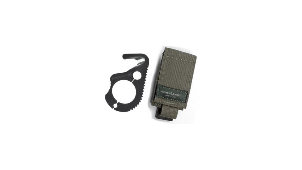 Benchmade 5 Rescue Hook, Black Oxide Finish w/ ADC Soft Sheath 5BLKWADC