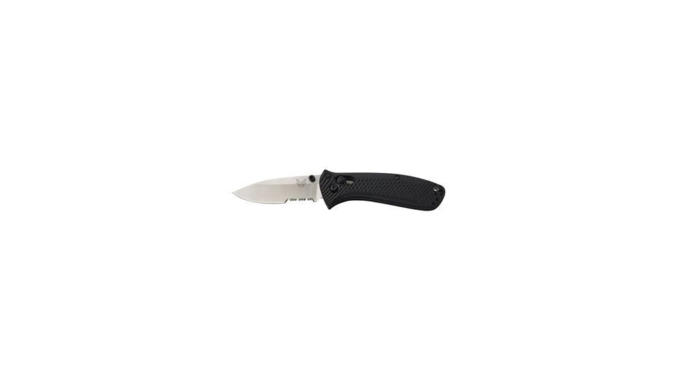 Benchmade 527 Mini-Presidio Ultra Knife by Pardue Design w/ Combo Edge Blade &amp; Black Handle 527S