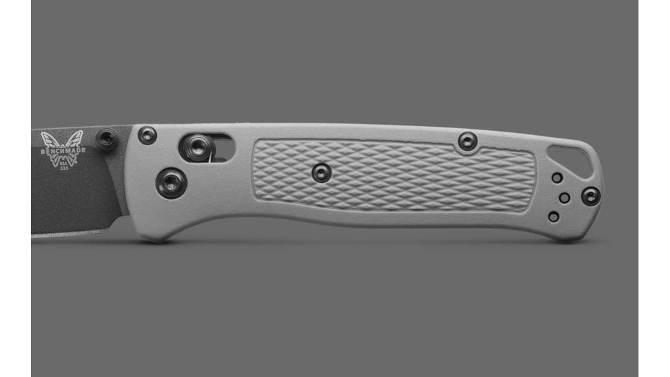 Benchmade 535BK-08 Bugout Folding Knife, 3.24, CPM-S30V 58-60, Drop-point, Storm Gray, 535BK-08