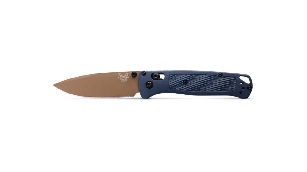 Benchmade 535FE-05 Bugout Folding Knife, 3.24, CPM-S30V 58-60, Drop-point, Crater Blue, 535FE-05