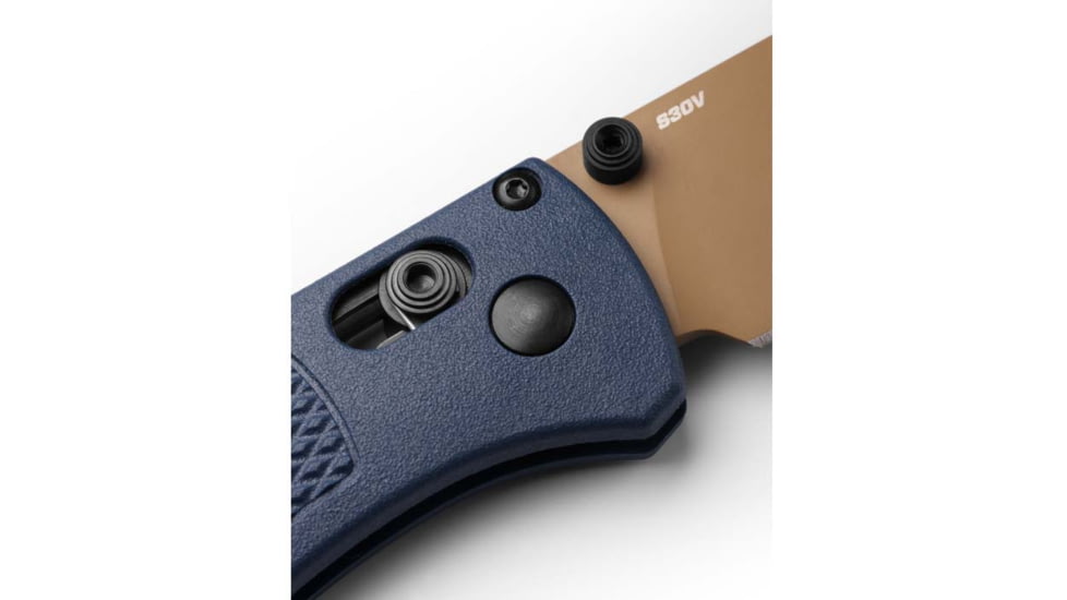 Benchmade 535FE-05 Bugout Folding Knife, 3.24, CPM-S30V 58-60, Drop-point, Crater Blue, 535FE-05