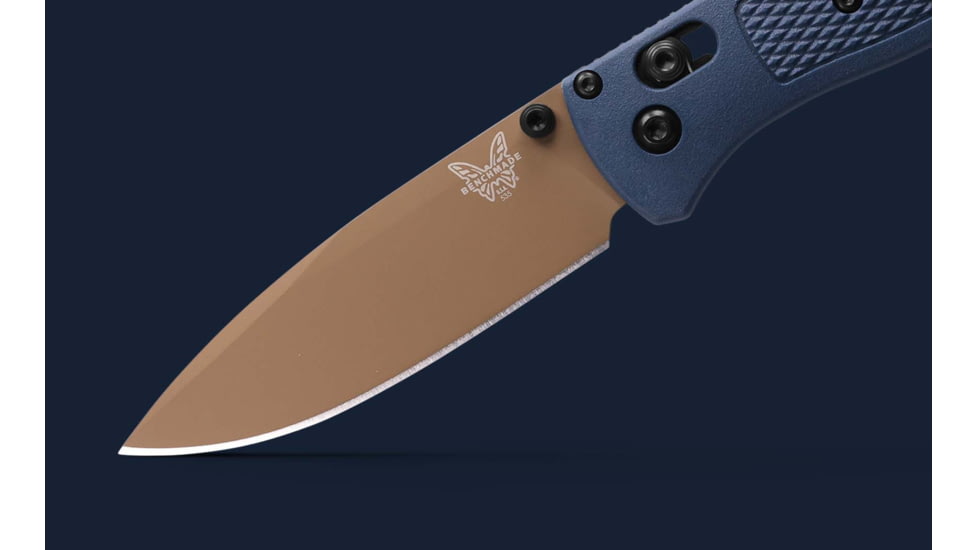 Benchmade Bugout Folding Knife, 3.24, CPM-S30V (58-60), Drop-point, Crater Blue, 535FE-05
