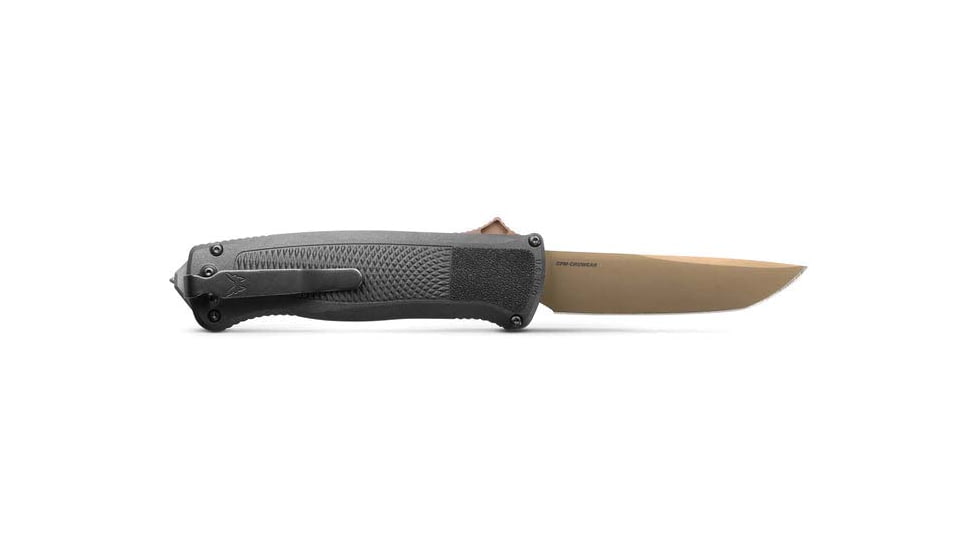 Benchmade Shootout Automatic Folding Knife 3.51in, CPM-Cru-Wear, Tanto Blade, Flat Earth Handle, 5370FE