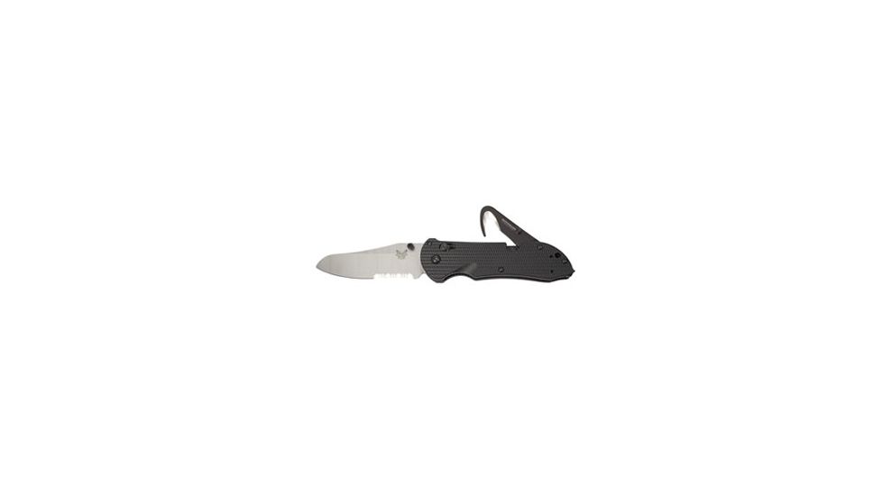 Benchmade 915 Triage Triple Utility Tool Knife w/ Combo Edge Blade &amp; Black Handle 915S