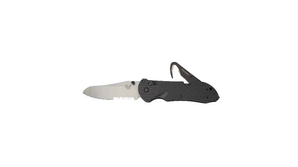 Benchmade 915 Triage Triple Utility Tool Knife w/ Combo Edge Blade &amp; Black Handle 915S