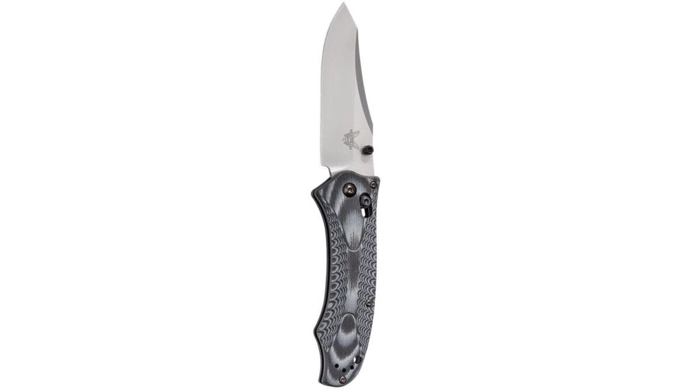 Benchmade 950 Rift Knife by Osborne Design w/ Plain Edge Blade, Black &amp; Charcoal Handle 950
