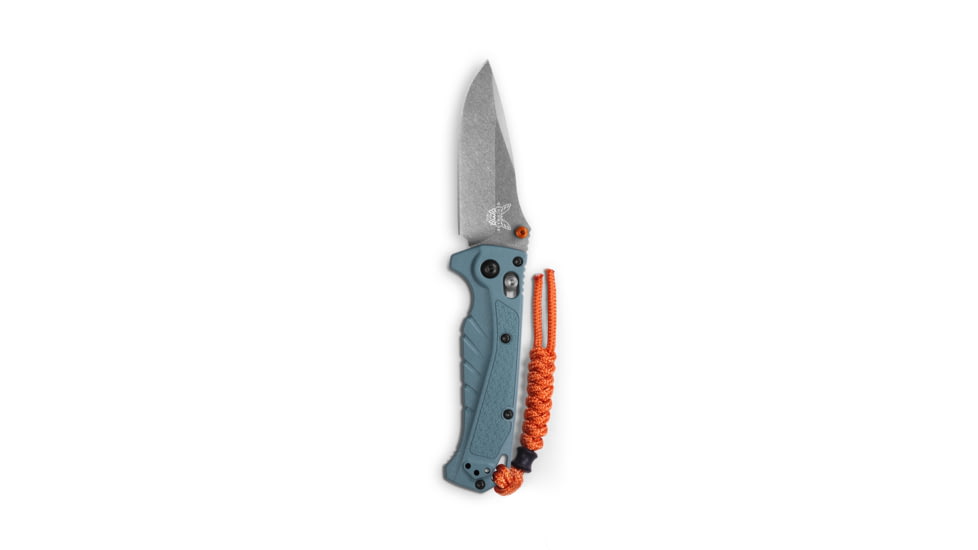 Benchmade Adira Mini Fixed Blade Knife, 3.21in, CPM-MagnaCut, Depth Blue, 18065