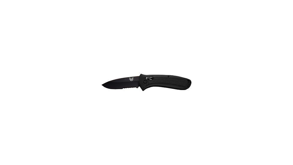 Benchmade Auto Presidio Ultra Folding Knife, Combo Edge, BT2 Blade 5220SBK