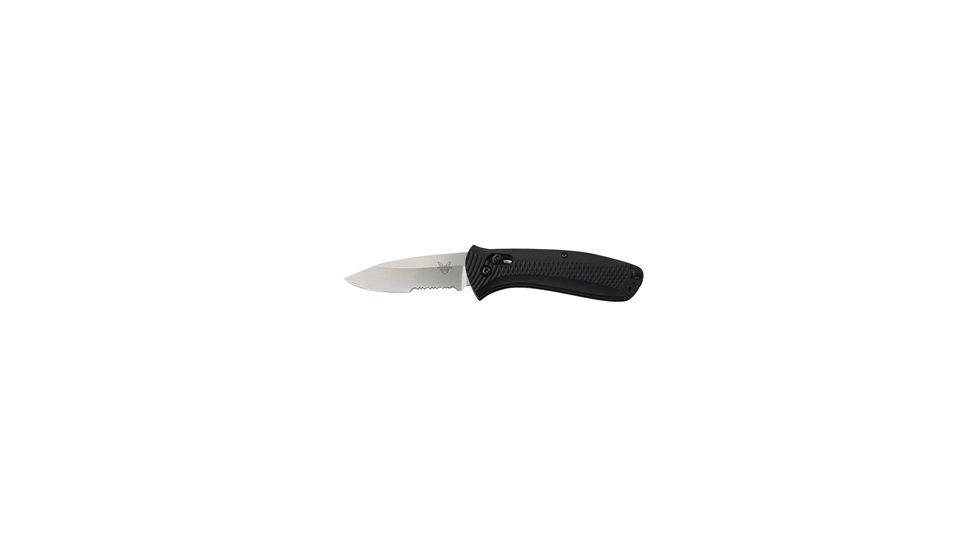 Benchmade Auto Presidio Ultra Folding Knife, Combo Edge, Satin Blade 5220S