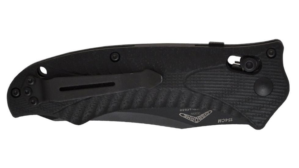 Benchmade Auto Rift Knife by Osborne Design w/ Combo Edge BK1 Coated Blade 9555SBK