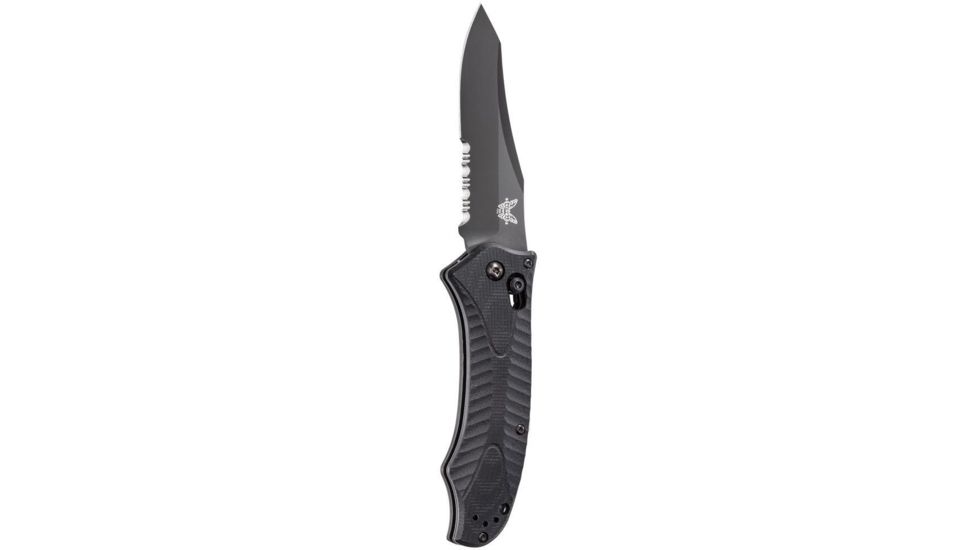 Benchmade Auto Rift Knife by Osborne Design w/ Combo Edge BK1 Coated Blade 9555SBK
