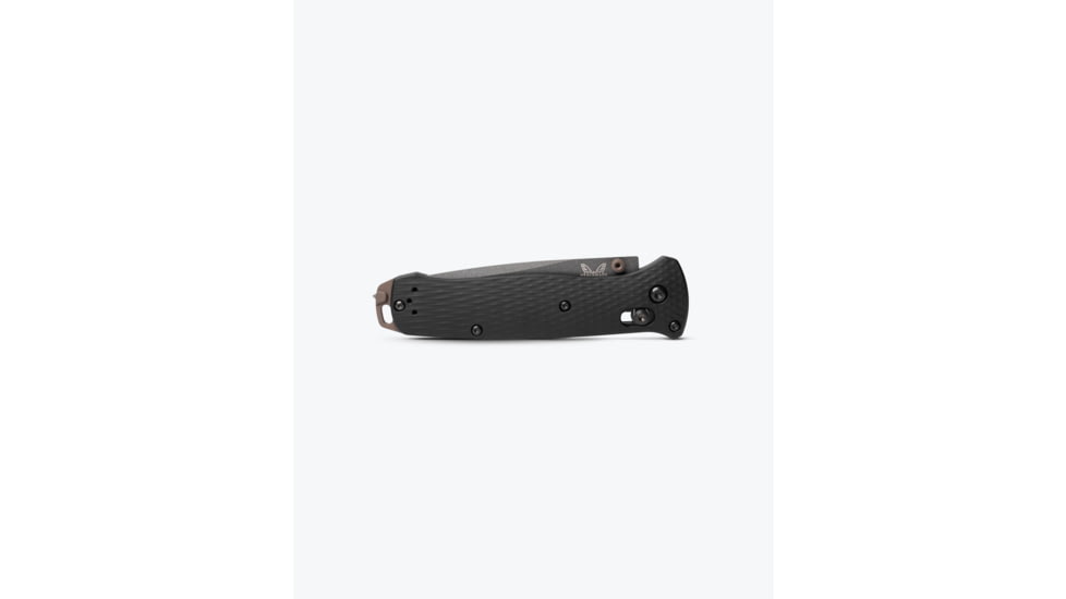 Benchmade Bailout Folding Knife, 3.38 in, CPM-M4 Steel, Non-Serrated Tanto Blade, 6061-T6 Aluminum, Black Handle, 537GY-03