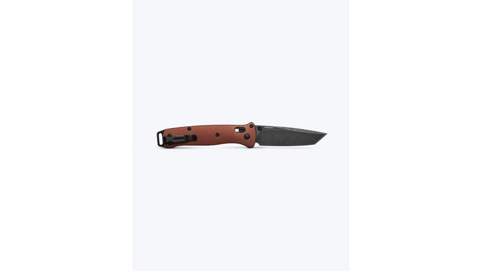 Benchmade Bailout Folding Knife, 3.38in, Plain, CPM MagnaCut Stainless Steel, Tanto, 6061-T6 Aluminum, Burnt Copper, 537BK-07