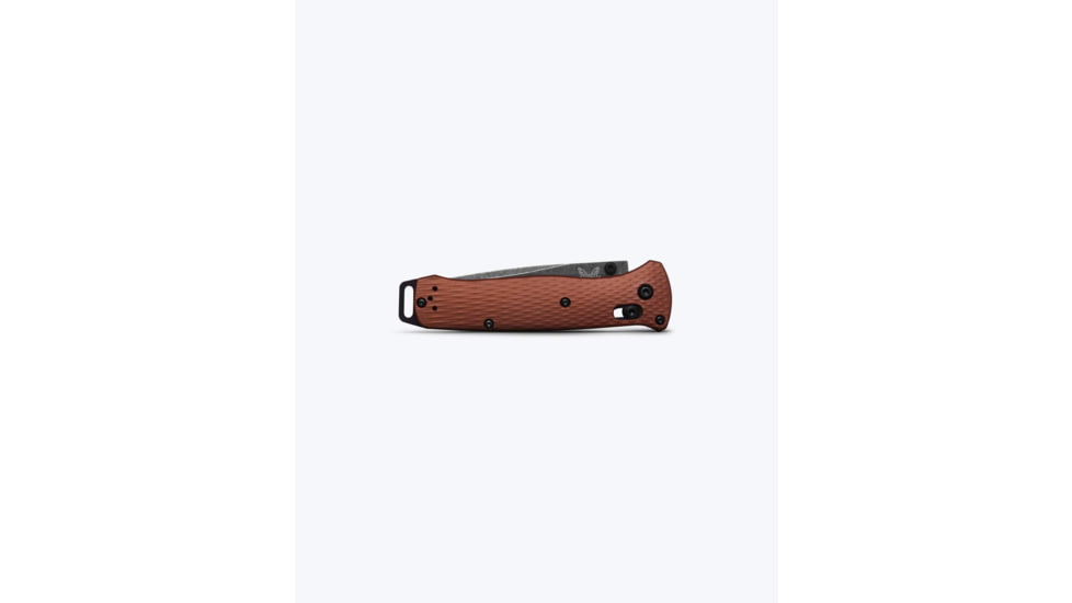 Benchmade Bailout Folding Knife, 3.38in, Serrated, CPM MagnaCut Stainless Steel, Tanto, 6061-T6 Aluminum, Burnt Copper, 537SBK-07