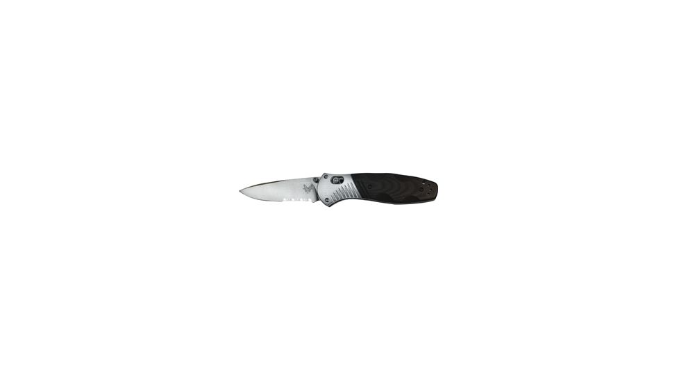 Benchmade Barrage Folding Knife, Combo Edge, Satin Blade 581S