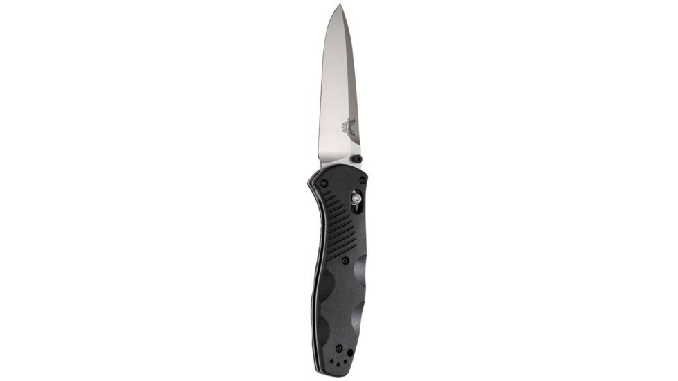 Benchmade Barrage Osborne Assisted Opening Folding Knife, 3.6 in, 154CM, Plain Edge, Drop Point Blade, Steel, Black Handle, 580
