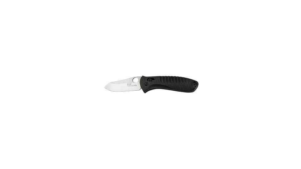 Benchmade Bone Collector AXIS Folding Knife, Plain Edge, Black Handle 15020