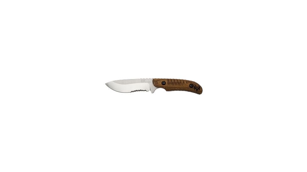 Benchmade Bone Collector Large Fixed Knife, Plain Edge, Walnut Handle 15005-2