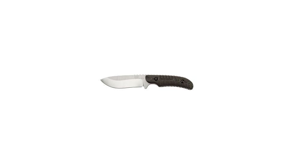 Benchmade Bone Collector Large Fixed Knife, Plain Edge, Green+Black Handle 15005-1