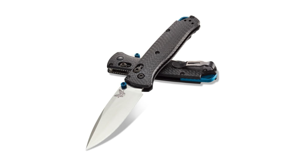 Benchmade Bugout Axis Folding Knife, 3.24in CPM-S90V Stainless Steel Drop Point Blade, Carbon Fiber Handle, 535-3