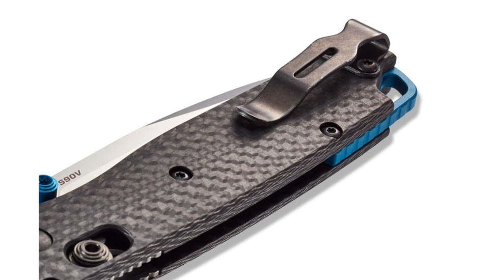 Benchmade Bugout Axis Folding Knife, 3.24in CPM-S90V Stainless Steel Drop Point Blade, Carbon Fiber Handle, 535-3