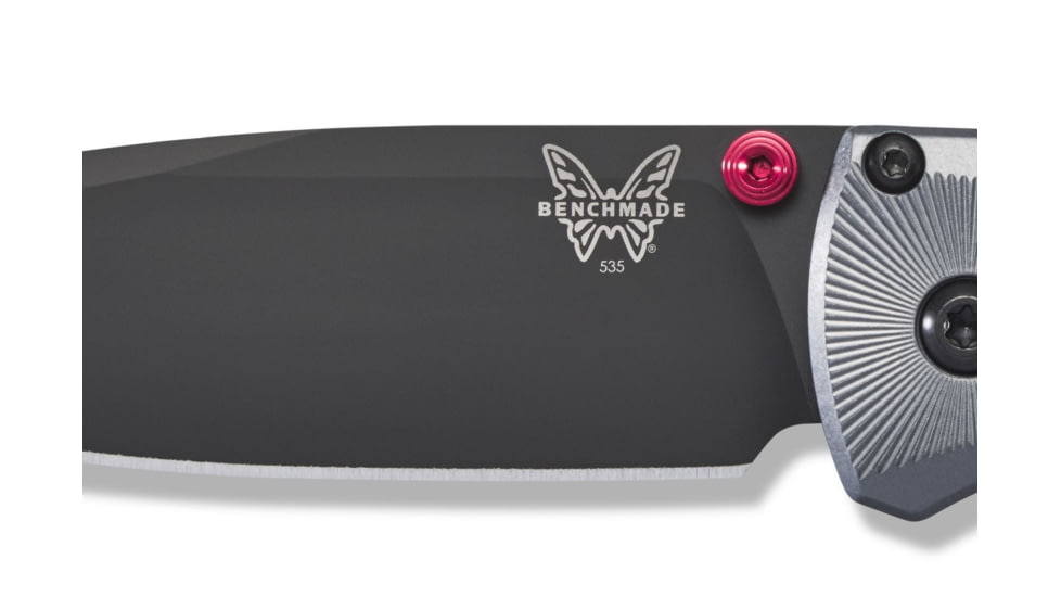 Benchmade Bugout Axis Folding Knife, 3.24in M390 Super Premium Stainless Steel Drop Point Blade, 6061-T6 Aircraft Aluminum Handle, 535BK-4