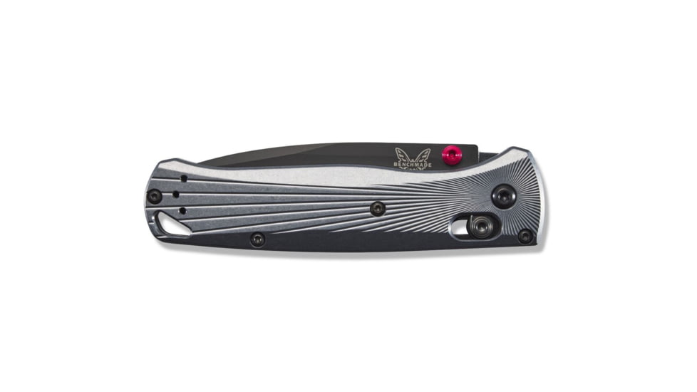 Benchmade Bugout Axis Folding Knife, 3.24in M390 Super Premium Stainless Steel Drop Point Blade, 6061-T6 Aircraft Aluminum Handle, 535BK-4