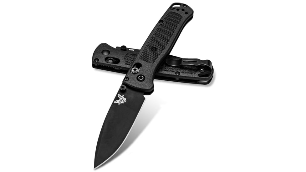 Benchmade Bugout Folding Knive, 3.24in, Drop Point, Graphite Black Molded CF-Elite Handle, 535BK-2