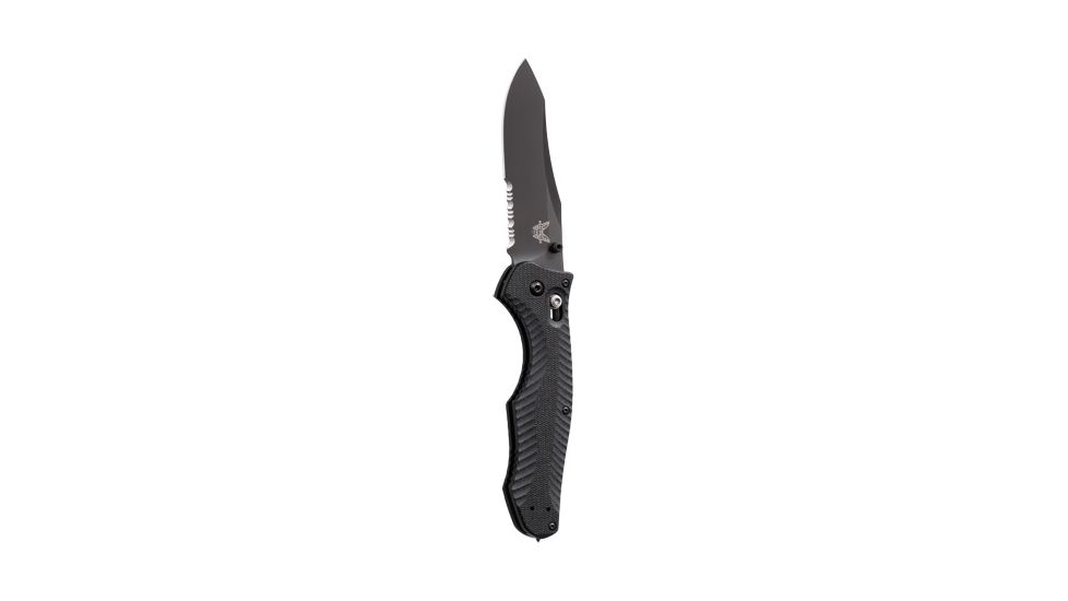 Benchmade Contego Folding Knife, Combo Edge, BK Blade 810SBK