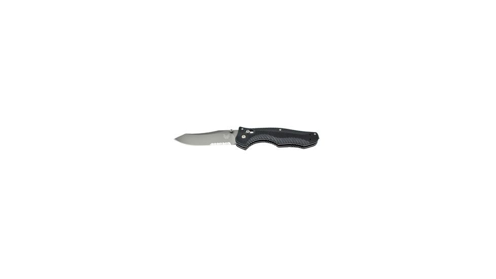 Benchmade Contego Folding Knife, Combo Edge, Satin Blade 810S