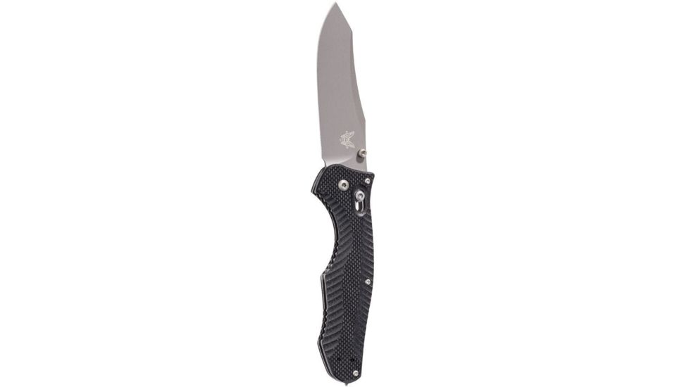 Benchmade Contego Folding Knife, Plain Edge, Satin Blade 810