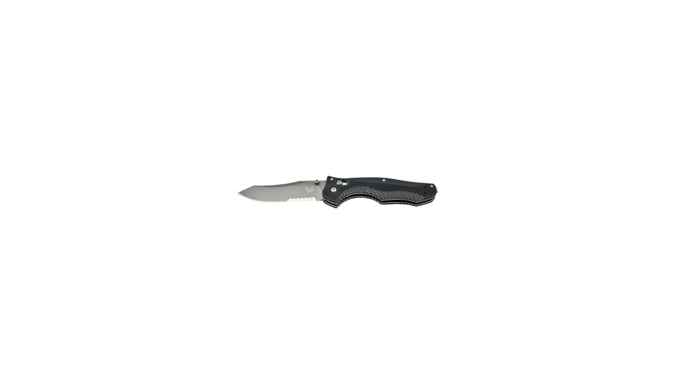 Benchmade Contego Folding Knife, Combo Edge, Satin Blade 810S