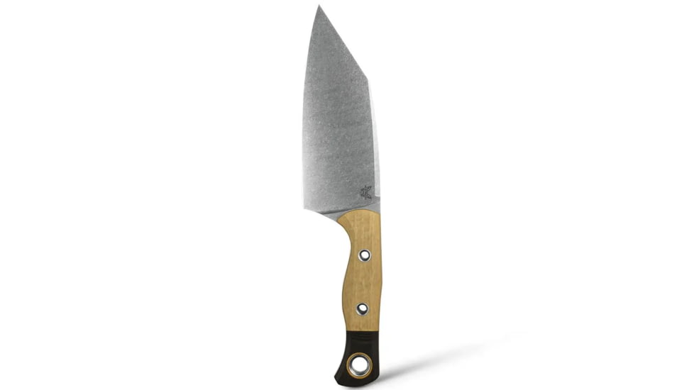 Benchmade Cutlery Station Kitchen Knife, 5.97 in, CPM-154 Stainless Steel, Clip Point, G10, Maple Valley, 4010-02