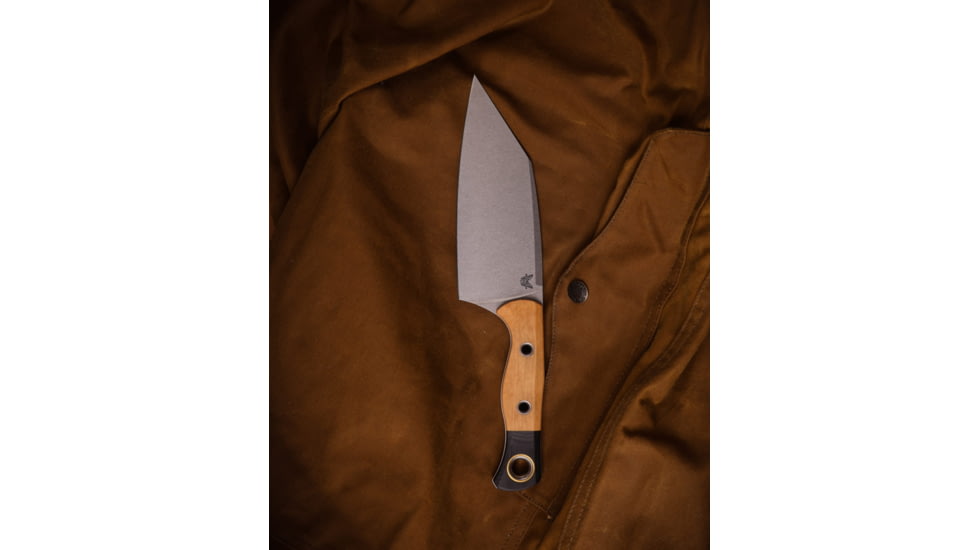 Benchmade Cutlery Station Kitchen Knife, 5.97 in, CPM-154 Stainless Steel, Clip Point, G10, Maple Valley, 4010-02